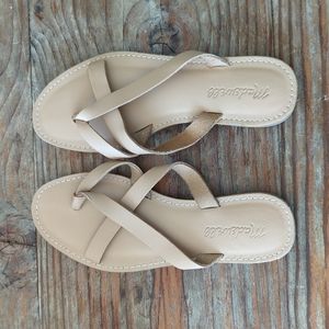 Madewell leather tan sandals